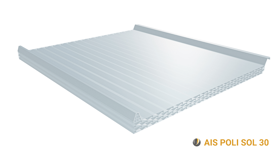 lucernario placa policarbonato lucernarios cubierta para panel grecas ais poli sol d i