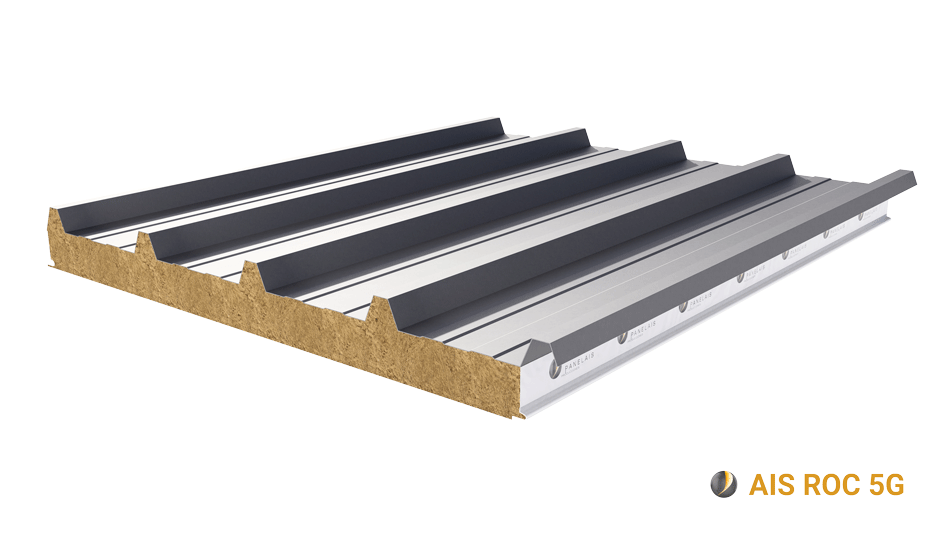 panel sandwich cubierta lana de roca grecas ais roc g d d