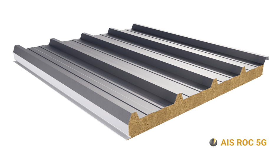 panel sandwich cubierta lana de roca grecas ais roc g d i