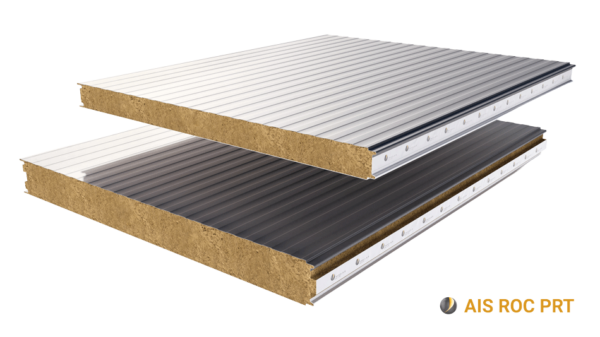 panel sandwich fachada lana de roca fijacion vista ais roc prt d d