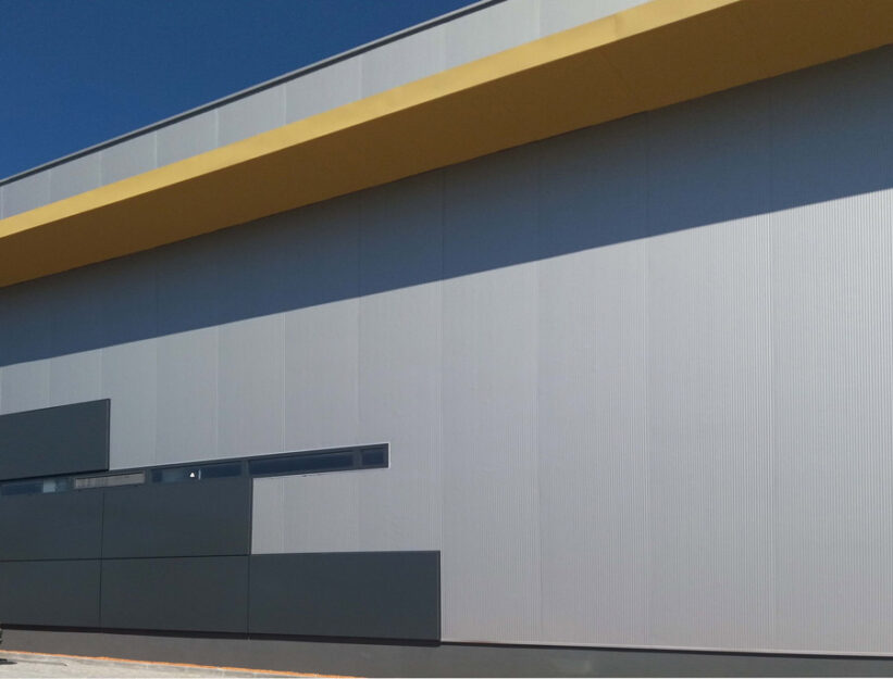 proyecto paneles fachada divisiones lana roca fijacion vista