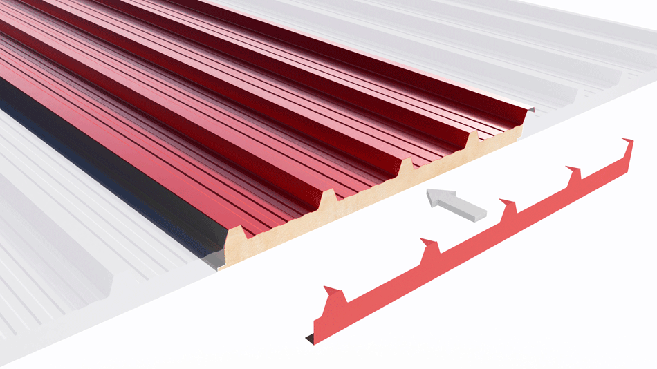 remate frontal panel sandwich frontal ais g pliegue interior