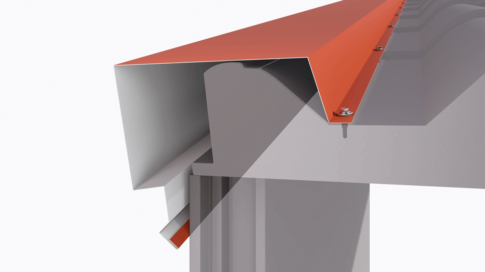 remates panel sandwich imitacion teja coronacion lateral ais coppo