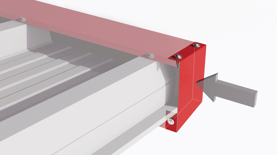 tapa canalon remate frontal cubierta ais g g tap