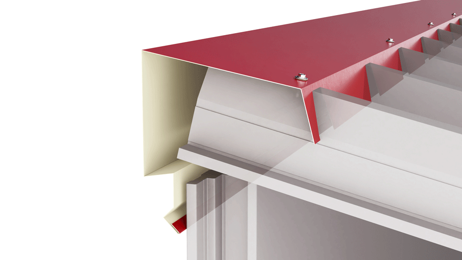 remate cubierta panel sandwich coronacion trasera troquelada ais g g tap