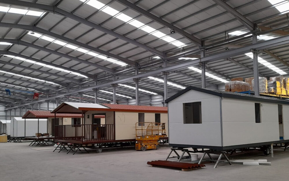 Fabricacion de Mobilhomes en las instalaciones de Panelais Producciones en Huerta