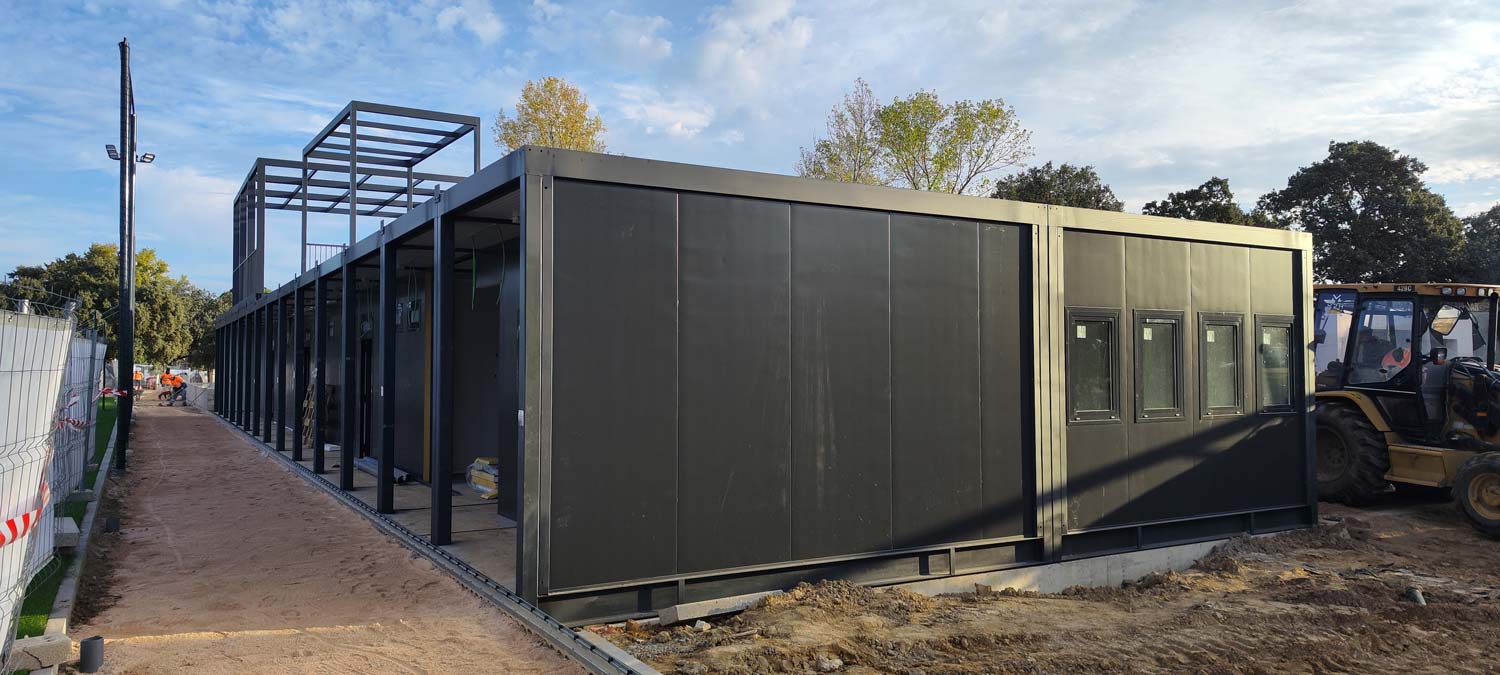 cerramiento exterior edificio modulo