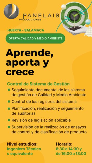 unete a panelais salamanca ingeniero calidad